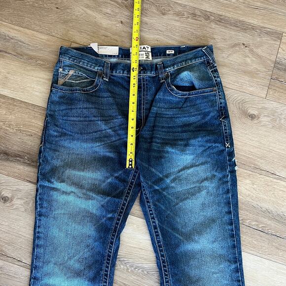 ARIAT Men's M5 Straight Devon Straight Jean Size 38X38 In Bayou Wash - Picture 5 of 14